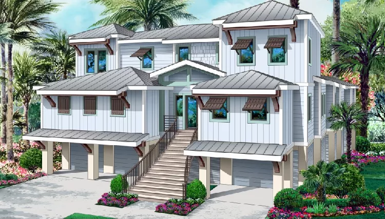 image of beach house plan 8646